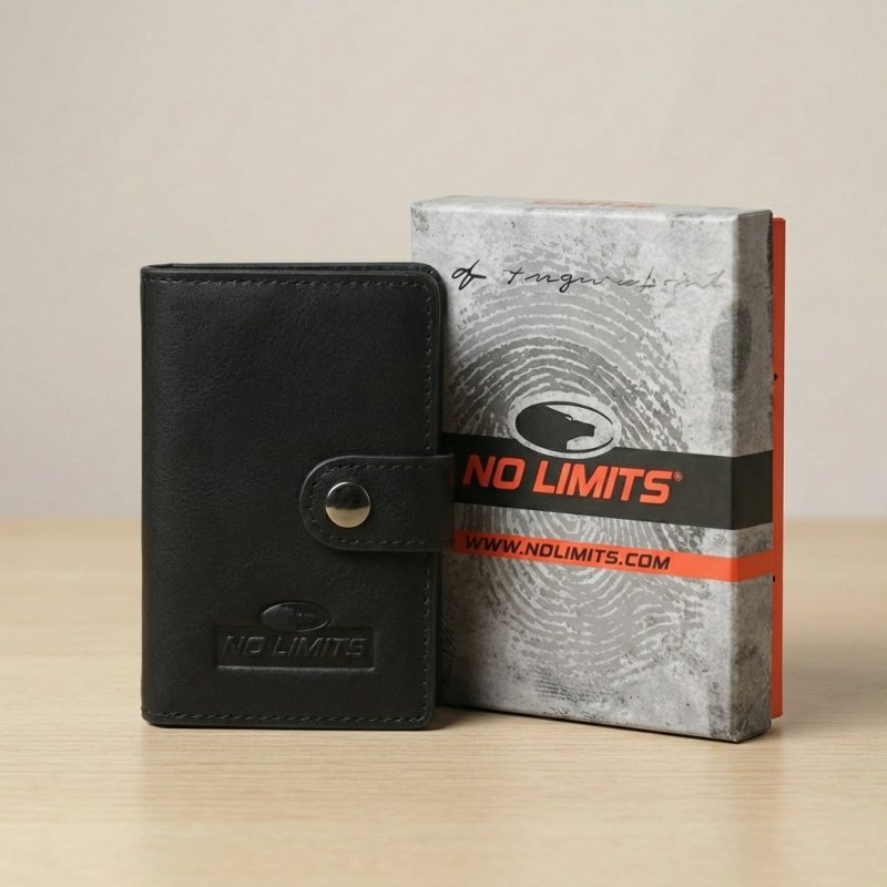 No Limits Herren-Kreditkartenetui aus Echtleder, Automatisch mit Pop-up-Mechanismus, RFID, mit Box — Ansicht 20