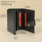 No Limits Porte-Cartes de Crédit Homme en Cuir Véritable, Automatique avec Mécanisme Pop-up, RFID, avec Boîte — vue 18