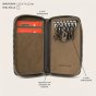 No Limits Slim Genuine Leather Keyring Case, With Zip, Men's and Women's, 6 Key Hooks, With Box — view 14