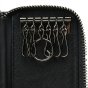 No Limits Slim Genuine Leather Keyring Case, With Zip, Men's and Women's, 6 Key Hooks, With Box — view 21