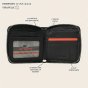 No Limits Men's Genuine Leather Wallet, Full Zip-Around Closure, Credit Card Holder, With Box — back view