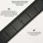 MOMO Design Men's Genuine Leather Belt, Automatic Ratchet Buckle, Holeless, 125 cm Height 3.5 cm, Gift Box — inside