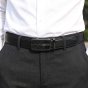 Ceinture Homme MOMO Design en Cuir Véritable avec Boucle Automatique à Cliquet, Sans Trous, 125 cm, Haute 3,5 … — vue arrière