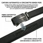 Ceinture Homme MOMO Design en Cuir Véritable avec Boucle Automatique à Cliquet, Sans Trous, 125 cm, Haute 3,5 … — vue de face