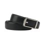 Ceinture Homme MOMO Design en Cuir Véritable avec Boucle Automatique à Cliquet, Sans Trous, 125 cm, Haute 3,5 cm, C… — détail