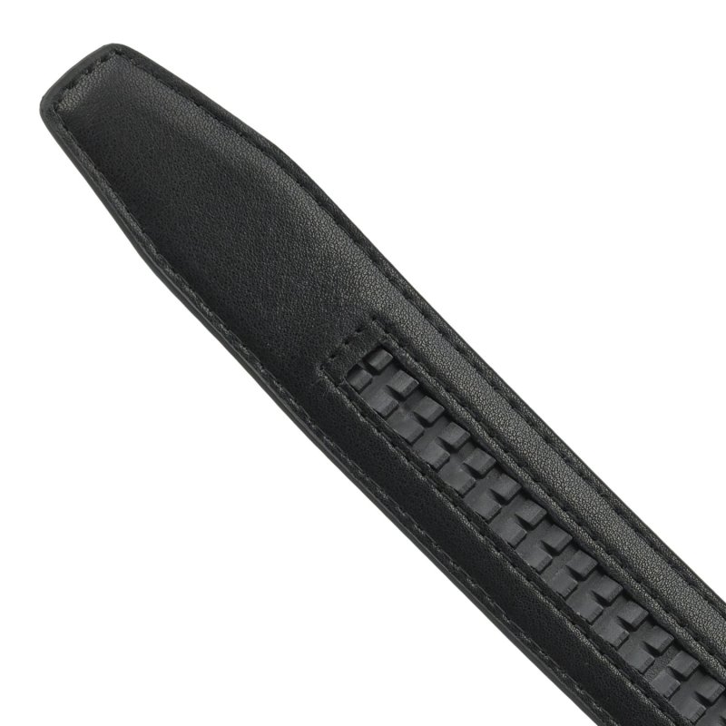 Ceinture Homme MOMO Design en Cuir Véritable avec Boucle Automatique à Cliquet, Sans Trous, 125 cm, Haute 3,5 cm, Co… — vue 8