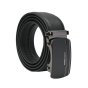 MOMO Design Men's Genuine Leather Belt, Automatic Ratchet Buckle, Holeless, 125 cm Height 3.5 cm, Gift Box