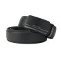 MOMO Design Men's Genuine Leather Belt, Automatic Ratchet Buckle, Holeless, 125 cm Height 3.5 cm, Gift Box — detail