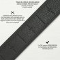 MOMO Design Men's Genuine Leather Belt, Automatic Ratchet Buckle, Holeless, 125 cm Height 3.5 cm, Gift Box — inside