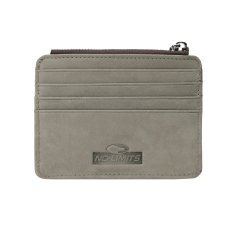 No Limits Men's Genuine Leather Credit Card Holder, Nubuck Effect, Slim Wallet, Zip Pocket, With Box 2