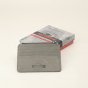 No Limits Men's Genuine Leather Credit Card Holder, Nubuck Effect, Slim Wallet, Zip Pocket, With Box — view 12