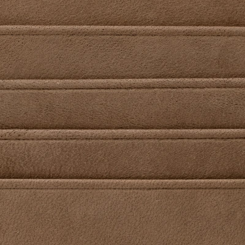 No Limits Men's Genuine Leather Credit Card Holder, Nubuck Effect, Slim Wallet, Zip Pocket, With Box — view 17