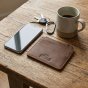 No Limits Men's Genuine Leather Credit Card Holder, Nubuck Effect, Slim Wallet, Zip Pocket, With Box — view 16
