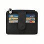 No Limits Men's Genuine Leather Credit Card Holder, Nubuck Effect, Slim Wallet, Zip Pocket, With Box — view 20