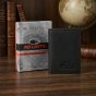 No Limits Porte-Cartes de Crédit Homme en Cuir Véritable, Effet Nabuck, Portefeuille Vertical Fin, Slim, avec … — détail logo