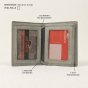 No Limits Men's Genuine Leather Credit Card Holder, Nubuck Effect, Slim Vertical Wallet, With Box — view 15