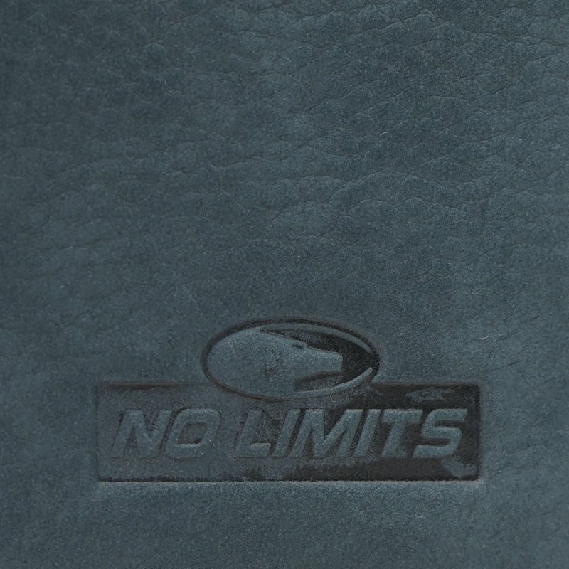 No Limits Men's Genuine Leather Credit Card Holder, Nubuck Effect, Slim Vertical Wallet, With Box — view 23