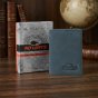 No Limits Men's Genuine Leather Credit Card Holder, Nubuck Effect, Slim Vertical Wallet, With Box — view 22