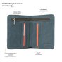 No Limits Men's Credit Card Holder in Genuine Leather, Nabuk Effect, Vertical Wallet, With Coin Purse, With Box — view 9