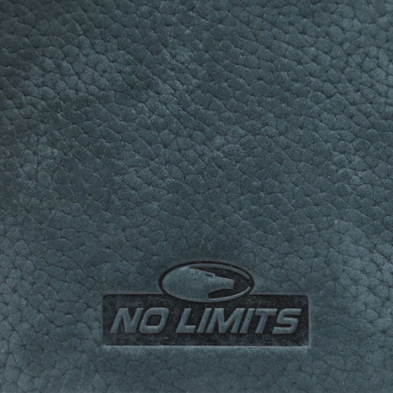 No Limits Kreditkartenetui Herren aus echtem Leder, Nabuck-Optik, vertikale Geldbörse, mit Münzfach, mit Box — Ansicht 11