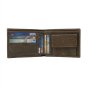 No Limits Men's Wallet in Genuine Leather, Elephant Effect, With Coin Purse, No Window, With Box — front view