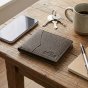 No Limits Men's Wallet in Genuine Leather, Elephant Effect, With Coin Purse, No Window, With Box — inside
