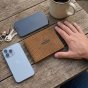 No Limits Men's Wallet in Genuine Leather, Elephant Effect, Credit Card Holder, No Coin Purse, With Box — inside
