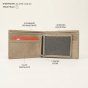 No Limits Men's Wallet in Genuine Leather, Elephant Effect, Credit Card Holder, No Coin Purse, With Box — view 9