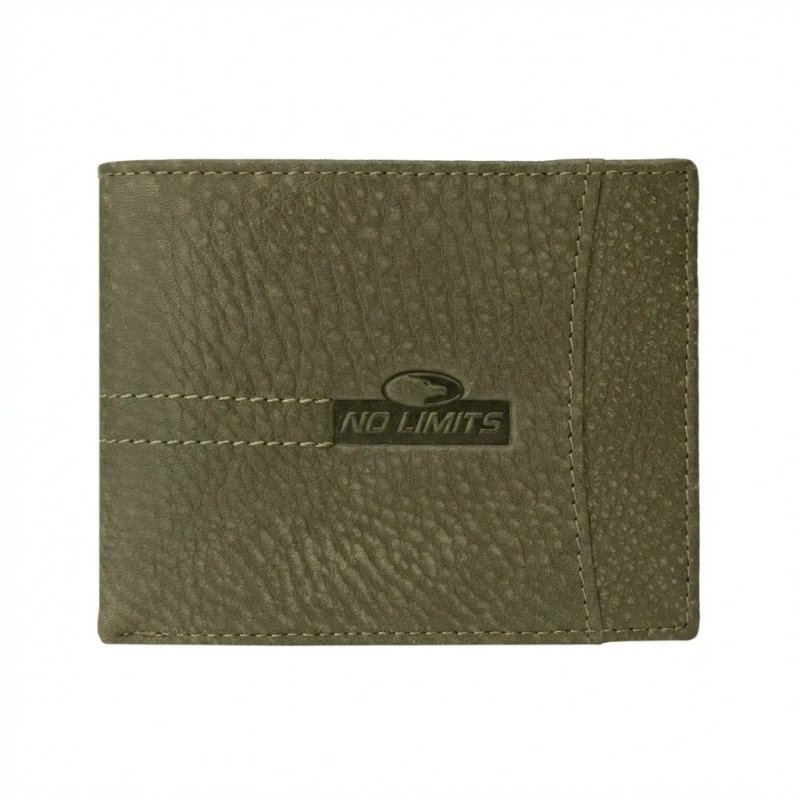 No Limits Cartera Hombre en Piel Auténtica Efecto Elephant, Tarjetero de Crédito, sin Portamonedas, con Caja — vista 13