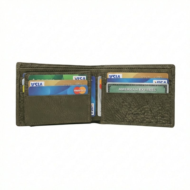 No Limits Portefeuille Homme en Cuir Véritable Effet Elephant, Porte-cartes de Crédit, sans Poche à Monnaie, avec B… — vue 14