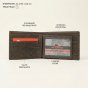 No Limits Men's Wallet in Genuine Leather, Elephant Effect, Credit Card Holder, No Coin Purse, With Box — view 33