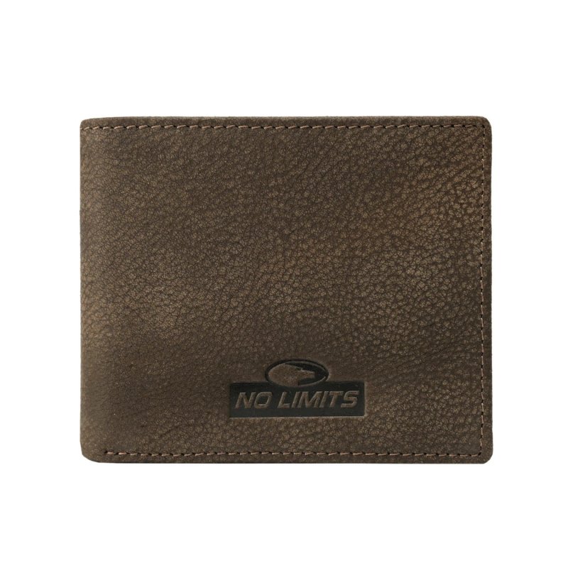 No Limits Men's Wallet in Genuine Leather, Elephant Effect, Credit Card Holder, No Coin Purse, SLIM, With Box — view 31