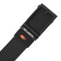 No Limits Men's Tactical Military Belt in Nylon, Slide Buckle, Millimetric Adjustment, 3.5 cm High, Holeless — back view