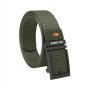 No Limits Men's Tactical Military Belt in Nylon, Slide Buckle, Millimetric Adjustment, 3.5 cm High, Holeless — logo detail