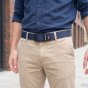 No Limits Men's Tactical Military Belt in Nylon, Slide Buckle, Millimetric Adjustment, 3.5 cm High, Holeless — view 14