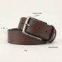 No Limits Ceinture Homme en TPU Végan, Ceinture Éco-Responsable Raccourcissable, Boucle Sans Nickel, Hauteur 4 cm, a… — vue 7