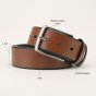 No Limits Men's Belt in Vegan TPU, Eco-Friendly Belt That Can Be Shortened, Nickel Free Buckle, 4 cm High, With Box — view 12