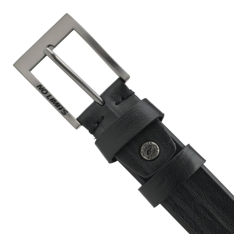 No Limits Ceinture Homme en TPU Végan, Ceinture Éco-Responsable Raccourcissable, Boucle Sans Nickel, Hauteur 3,5 cm… — vue 14