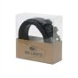 No Limits Cintura Uomo in TPU Vegano Nero, Cintura Eco-Friendly Accorciabile, Fibbia Nickel Free, Alta 3,5 cm, C… — dettaglio
