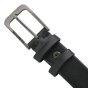 No Limits Men's Black Vegan TPU Belt, Eco-Friendly, Shortenable, Nickel-Free Buckle, 3.5cm High, With Box — inside