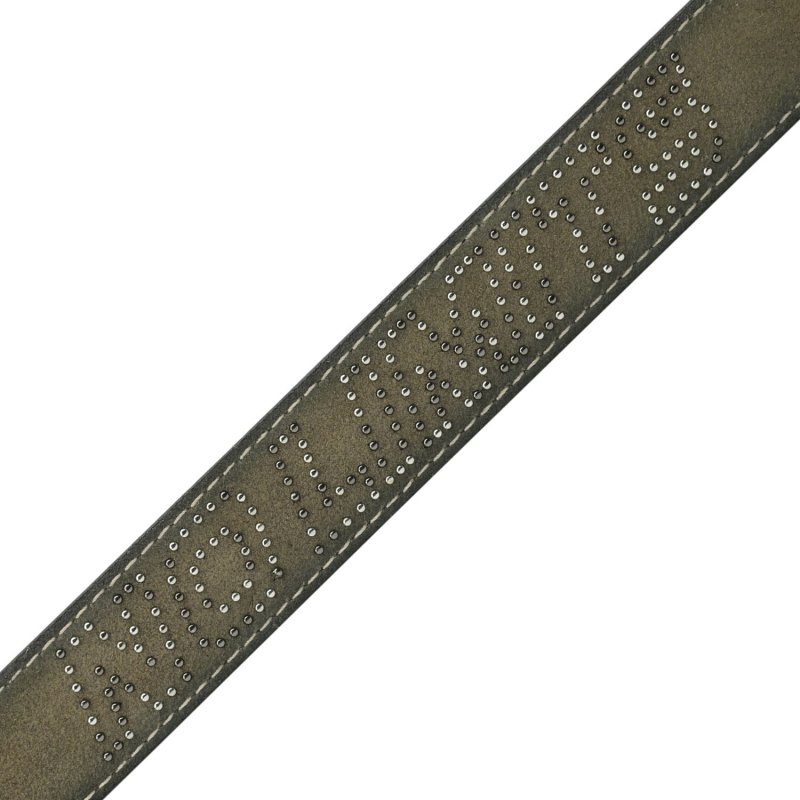 No Limits Herrengürtel aus Wildleder mit Nietenlogo, Höhe 3,5 cm, nickelfreie Schnalle, kürzbar, mit Box — Ansicht 19