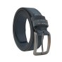 No Limits Men's Genuine Suede Leather Belt with Studded Logo, 3.5cm High, Nickel-Free Buckle, With Box — view 22