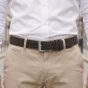 No Limits Men's Sporty Genuine Suede Leather & Nylon Belt, 3.5cm High, Nickel-Free Buckle, With Box — view 13
