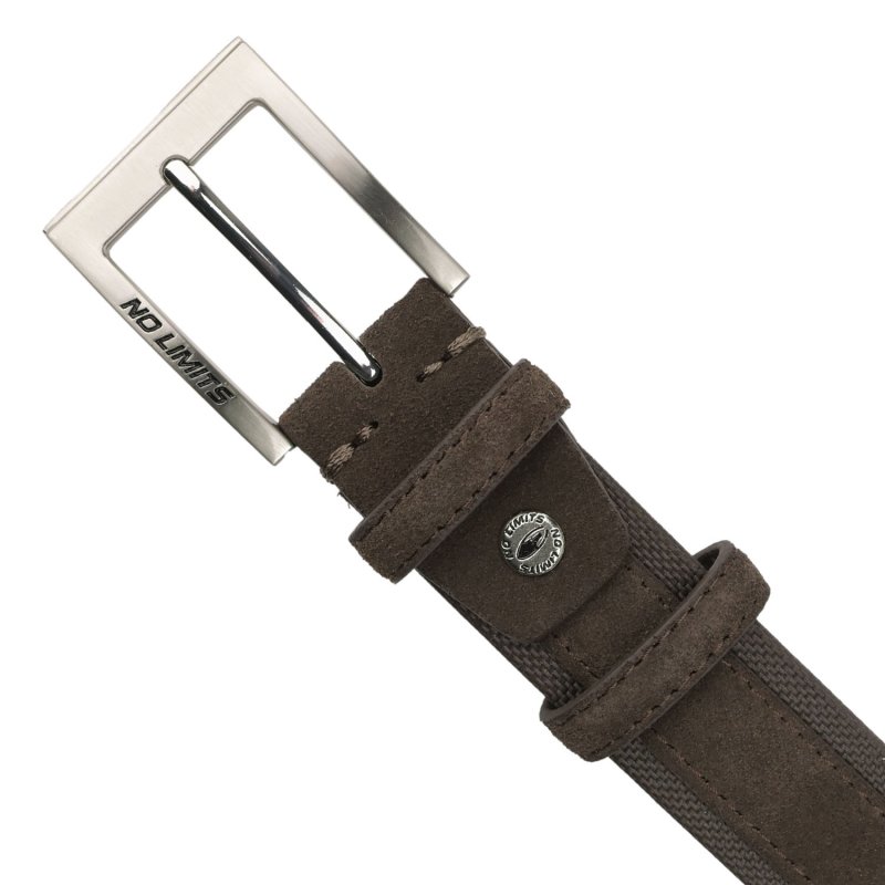No Limits Herrengürtel aus Wildleder und Nylon, Sportlich, Höhe 3,5 cm, nickelfreie Schnalle, kürzbar, mit Box — Ansicht 14