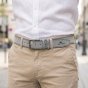 No Limits Ceinture Homme en Cuir Daim Véritable à Double Couture, Hauteur 4 cm, Boucle Sans Nickel, Raccourcissable… — vue 21