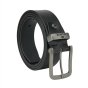 No Limits Herrengürtel aus echtem Leder mit Nieten, Höhe 4 cm, nickelfreie Schnalle, kürzbar, mit Box
