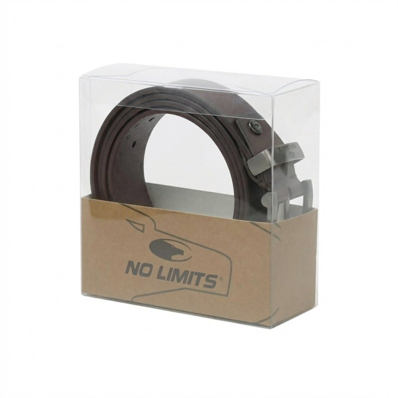 No Limits Herrengürtel aus echtem Leder mit Nieten, Höhe 4 cm, nickelfreie Schnalle, kürzbar, mit Box — Ansicht 12