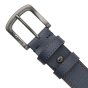 No Limtis Ceinture Homme en Cuir Véritable à Double Couture, Hauteur 4 cm, Boucle Sans Nickel, Raccourcissable, … — intérieur