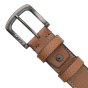 No Limtis Ceinture Homme en Cuir Véritable à Double Couture, Hauteur 4 cm, Boucle Sans Nickel, Raccourcissable, Ave… — vue 10