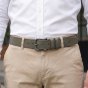 No Limtis Cinturón de Hombre en Piel Auténtica con Doble Costura, Alto 4 cm, Hebilla Sin Níquel, Acortable, Con C… — vista 15